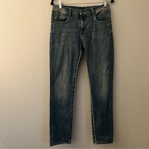 Brokenbow Womebs Blue Boyfriend Charlotte Jeans Distressed Med-Wash Stretch